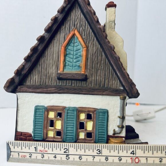 Our Town Porcelain Collectable 1st Edition The Miller House 1993 In Box VTG - Picture 12 of 15